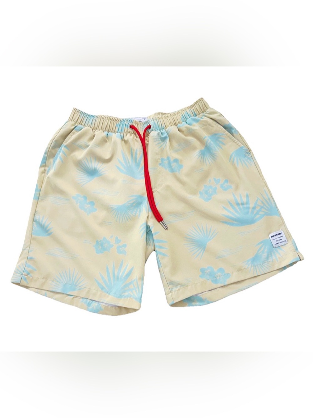 Mosmann Australia Yellow Tropical Swim Trunks Men’s M